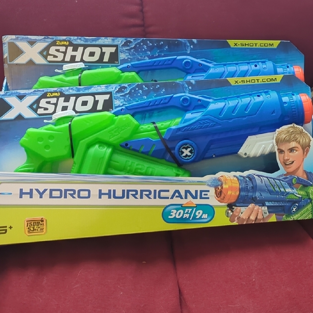 * Hydro Hurricane Water Blasters - Blue and Green SOLD